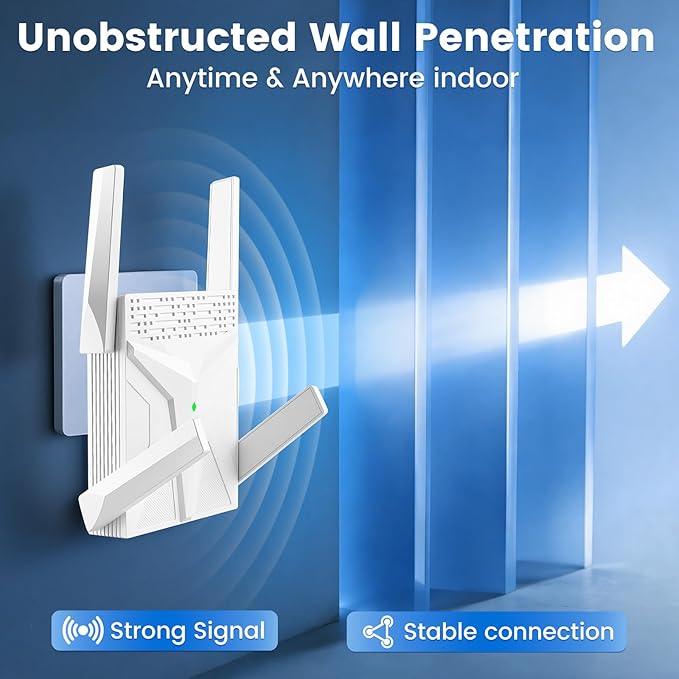 2026 AX1800 WiFi 6 Extender, WiFi Extender Signal Booster - Image 6