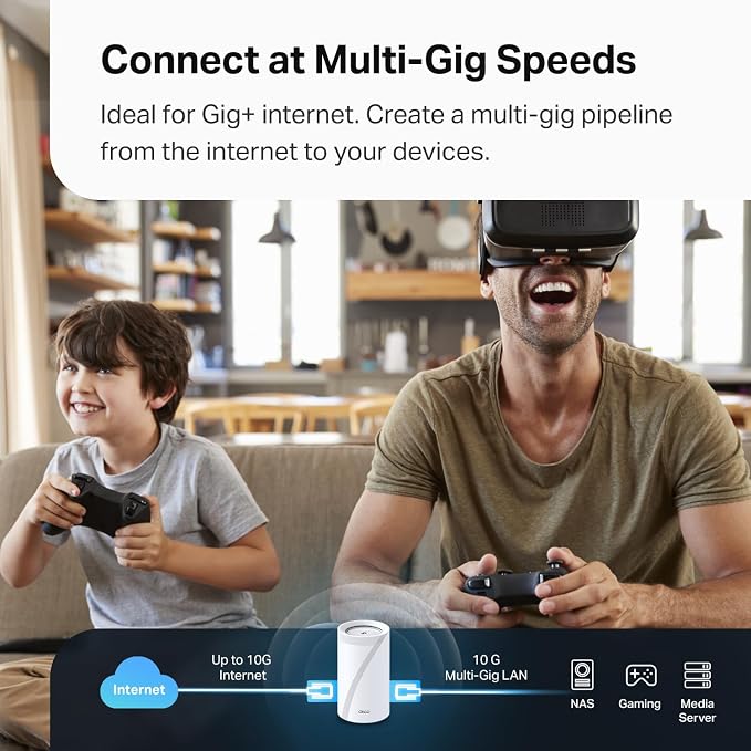 TP-Link Deco 7 Elite BE95 BE33000 Quad-Band WiFi 7 Whole Home Mesh System - Image 9
