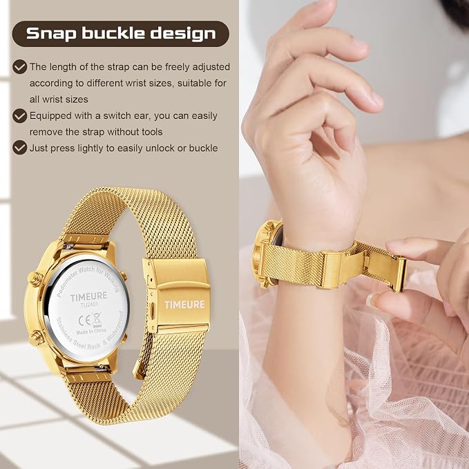 Women's Step Counter Pedometer Watch - Image 4