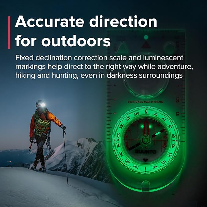 SUUNTO A-30 Compass: Compact, hiking compass - Image 6