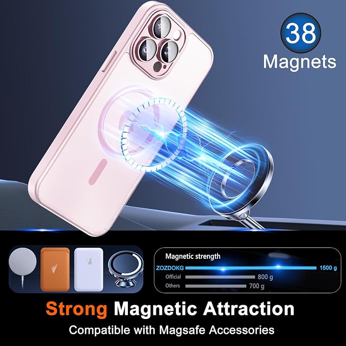 for iPhone 15 Pro Case with Privacy Screen Protector and Camera Protection - Image 3