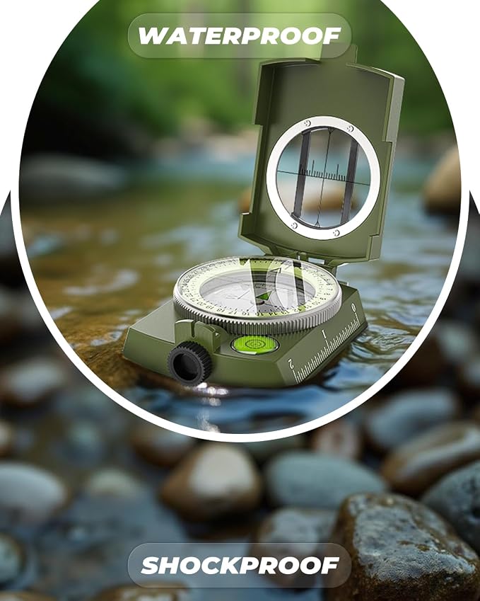 Sportneer Compass: Accurate Durable Lightweight Orienteering Compass - Image 5