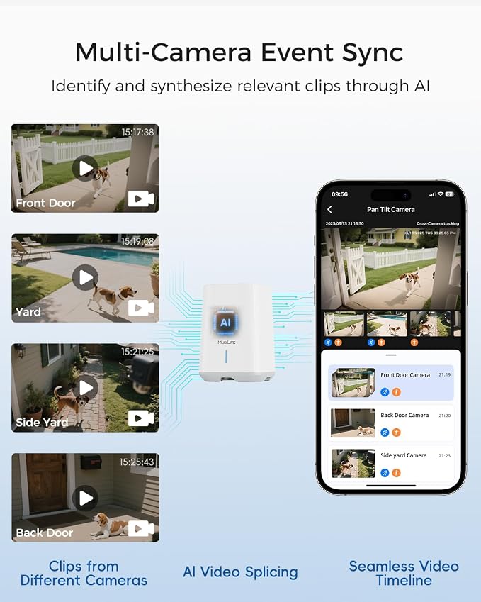 MUBILIFE 4K Ultra HD Solar Security Cameras Wireless Outdoor, No Subscription - Image 4