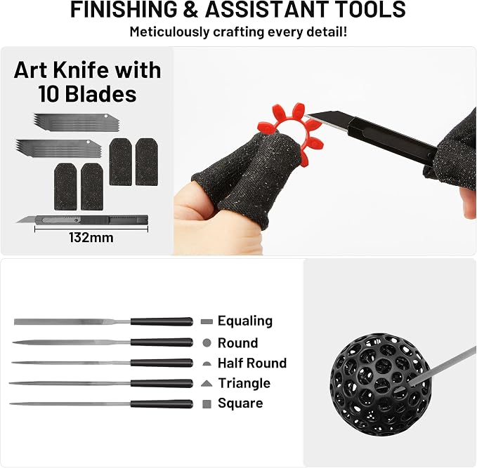 3D Printing Tool Set, Removal Scrapers, Suitable - Image 7