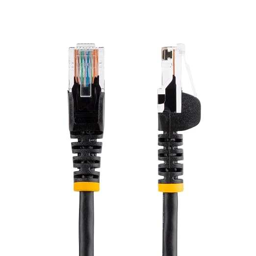 StarTech.com Cat5e Patch Cable - 10 ft - M/M - Black - Image 2