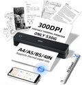 iDPRT MT610Pro Portable Thermal Printer, 300DPI HD Mobile-Travel-Printers by iDPRT