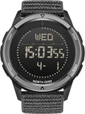 NORTH EDGE ALPS Tactical Outdoor Digital Sports Watch, 50M Waterproof, Calorie by NORTH+EDGE