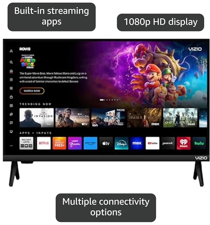 VIZIO 24" Inches VHD24M-0810 Class V-Series HD (1080p) Smart LED TV - Full Array Backlighting, Smart TV with Apple AirPlay, Chromecast, Alexa Compatibility (Renewed) - Image 3