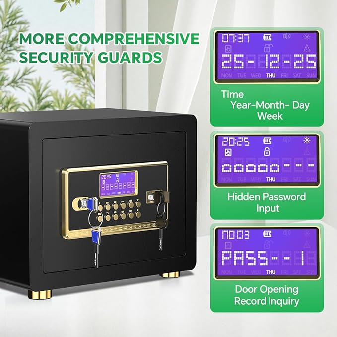 Safe Box with Digital Keypad & Alarm System - Image 2