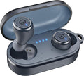 TOZO T10 Wireless Earbuds Powerful Bass Stereo Wireless Charging, APP, IPX8 | Waterproof, 55H Playtime, Ergonomic Design In Ear buds, App Customize EQ, Bluetooth 5.3 Headphones for Work, Travel, Blue by TOZO