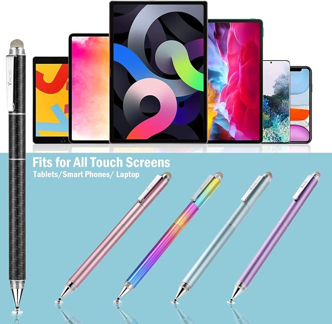 Capacitive Stylus Pen, 4-in-1 High Sensitivity and Precision Touch Screen - Image 3