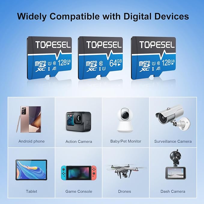 TOPESEL 128GB Micro SD Card - Image 8