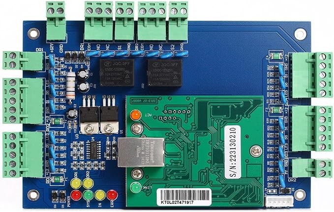 TCPIP 2 Doors Magnetic Lock Access Control Systems Request to Exit Detector - Image 2
