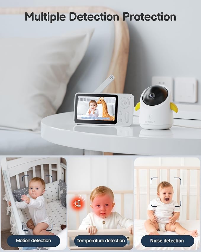 Baby Monitor with 2 Cameras and Audio WiFi/No WiFi: Baby Monitor WiFi - Image 3