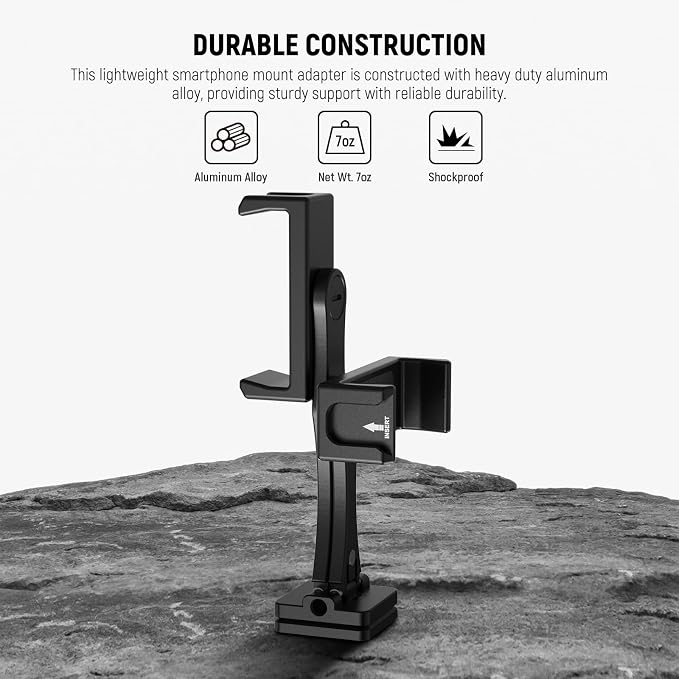 NEEWER Metal Phone Tripod Mount Adapter - Image 7