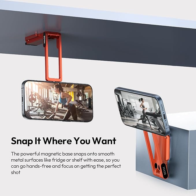 ULANZI Magnetic Phone Tripod for iPhone, MA38 Portable Phone Holder Mini Tripod - Image 3