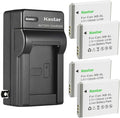 Kastar 4-Pack Battery and AC Wall Charger Replacement by Kastar