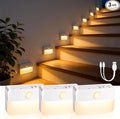 3 Pack Rechargeable Motion Sensor Stair Lights by Guankai