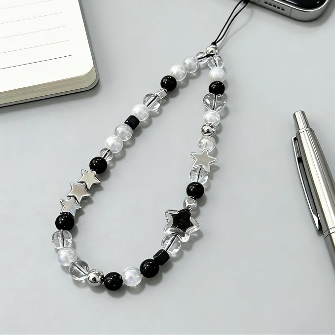 Cute Beaded Camera Wrist Strap for Phone, Digital Camera Charm Lanyard - Image 6