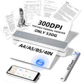 iDPRT MT610Pro Portable Thermal Printer, 300DPI HD Mobile-Travel-Printers by iDPRT