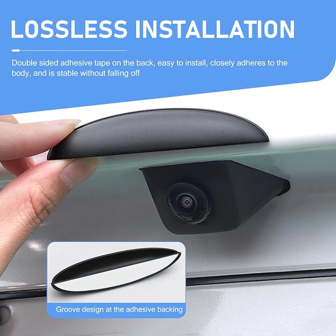 Car Rear View Camera Anti-Rain Cover, Plastic Back Up Camera Shield, Vehicle - Image 5