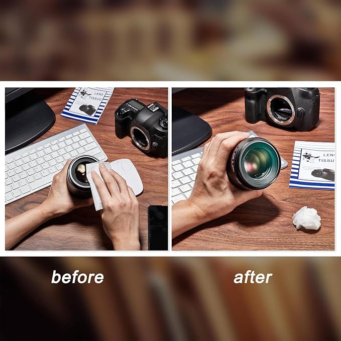 Outus 1500 Pcs Lens Cleaning Paper Tissue and 2 Double Sided Cleaning - Image 6