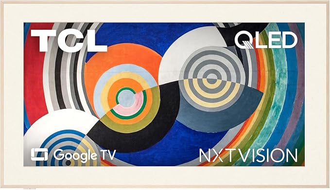TCL 65-Inch Class QLED 4K Smart NXTVISION TV with Google TV (65A300W, 2024 Model) Dolby Vision HDR & Dolby Atmos, Built-in Google Voice Remote, Alexa(Renewed) by Amazon+Renewed