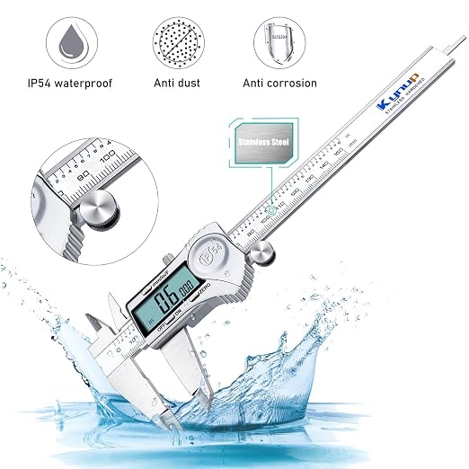 Kynup Digital Caliper 6 Inch Measuring Tool, Professional Stainless Steel - Image 2