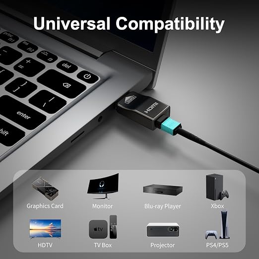 RUIPRO 8K Detachable Full Fiber Optic Armored HDMI 2.1 Cable 65FT, Ultra High - Image 7