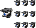 VCE Coax Keystone Jack Insert, 3GHz Nickel-Plated and Black Coaxial Cable by VCE