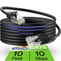 Cat 6 Ethernet Cable 10FT Outdoor&Indoor, Cat6 Ethernet Patch Cable 10Gbps by 10Gsupxsel