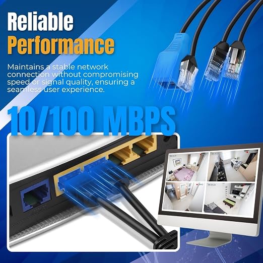 TNP RJ45 Ethernet Cable Combiner/Splitter Kit, 2 Male to 1 Female & 1 Male 1 - Image 6