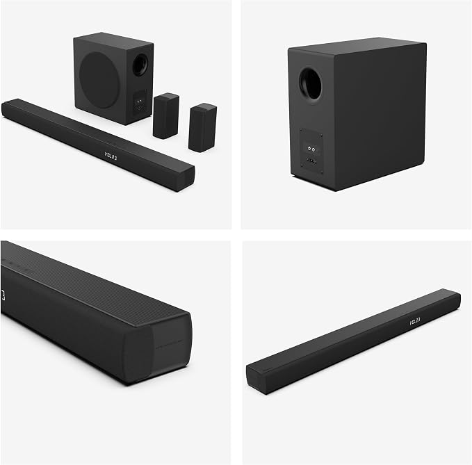 Hisense HS5100 5.1ch Soundbar with Wireless Subwoofer, Dolby Audio, DTS Virtual:X, Rear Surround Speakers, Center Speaker, HDMI ARC, Bluetooth 5.3, Remote Control - Image 14