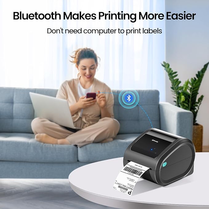 Bluetooth Shipping Label Printer 4x6 - Image 3