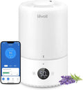 LEVOIT Smart Cool Mist Top Fill Humidifiers for Bedroom with Sensor, Auto Humidity Setting, APP & Voice Control, Essential Oil Diffuser, Ultra Quiet Operation, Super Easy Top Fill, 3L, White by Levoit
