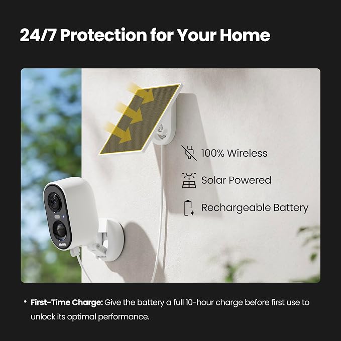Kiwibit Solar Security Cameras Wireless Outdoor, 2K Magnetic Installation - Image 4