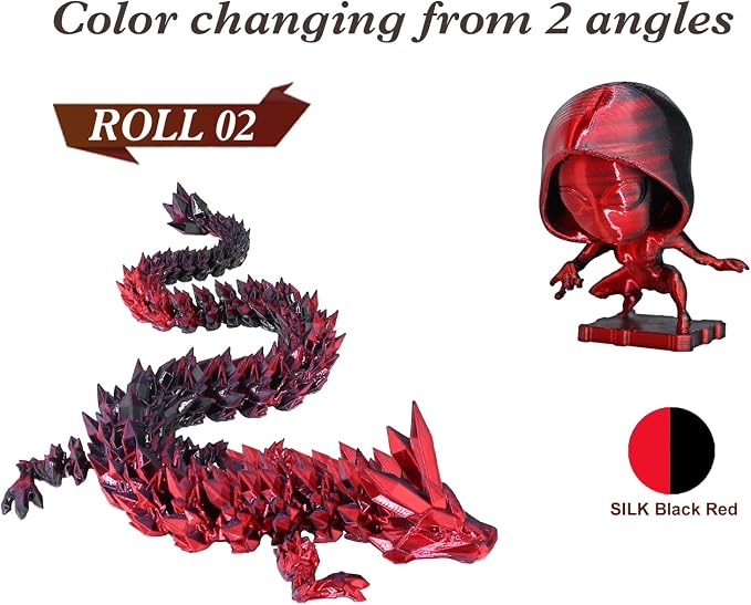 LOVOON Silk PLA Filament 1.75mm, 2KG Bundle 3D Printer Filament, 3D Printing - Image 4