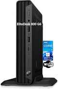 HP EliteDesk 800 G6 Mini Desktop Business Computer, Core i5-10500T Processor, 16GB RAM, 1TB PCIe SSD, RJ-45, Displayport, SUB KB & Mouse, Wi-Fi, BT, Windows 11 Pro (Renewed) by Unknown