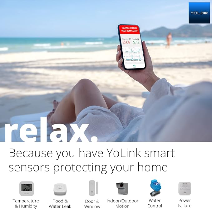 YoLink Hub, 1/4 Mile Super Long Range Smart Hub LoRa Enabled Smart Home - Image 8