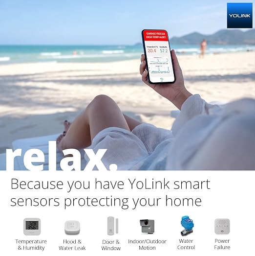 YoLink LoRa Smart Door & Window Sensor: Up to 1/4 Mile Open-Air Range, Door - Image 9