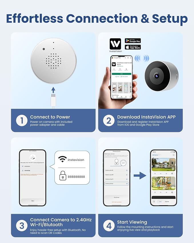 2K Window Camera, WiFi 6 Indoor Camera - Image 8