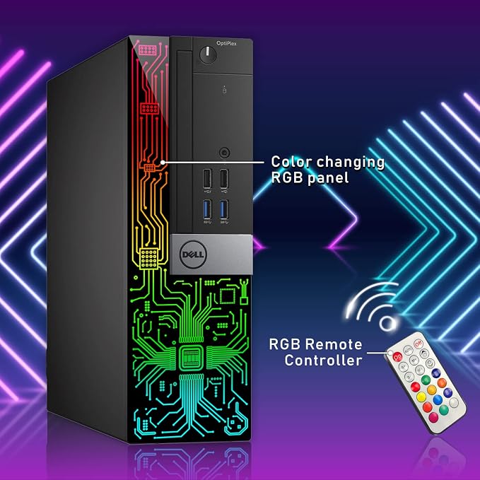Dell OptiPlex 7040 Small Form Factor RGB Desktop PC, Intel Quad Core i5-6500 up to 3.6GHz, 16G DDR4, 512G SSD, Windows 11 Pro 64 Bit-Multi-Language (Renewed) - Image 5