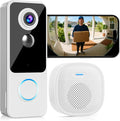 Doorbell Camera Wireless, 2K FHD Head-to-Toe Video, no Subscription, Two-Way by KAMEP