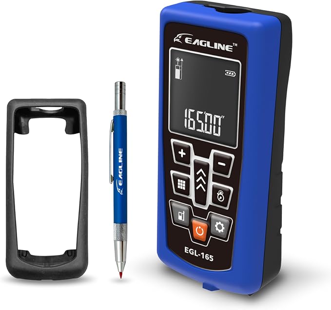 165 FT Range EAGLINE EGL165 Laser Distance Measure - Image 4