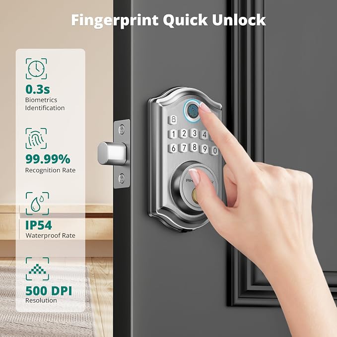 AkaGear Keyless Entry Door Lock - Image 2