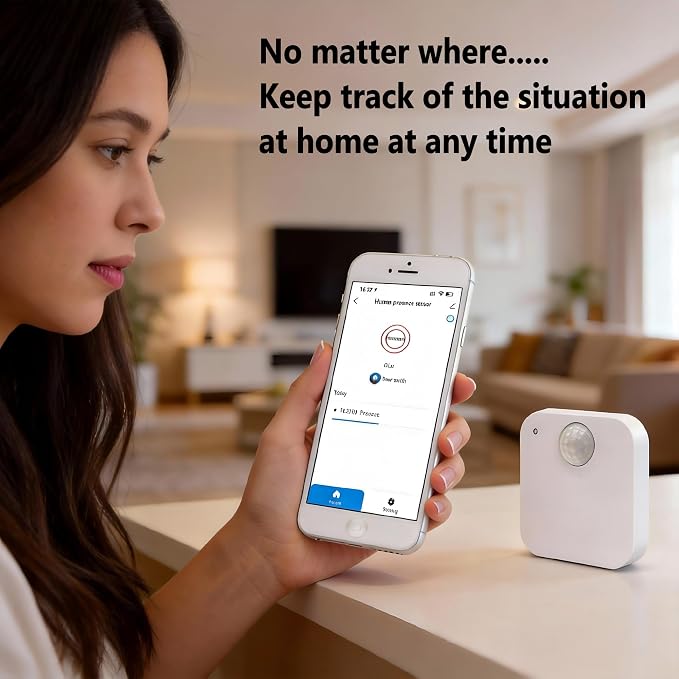 Zigbee Wireless Human Presence Sensor, Smart mmWave Radar & PIR Motion Sensor - Image 4