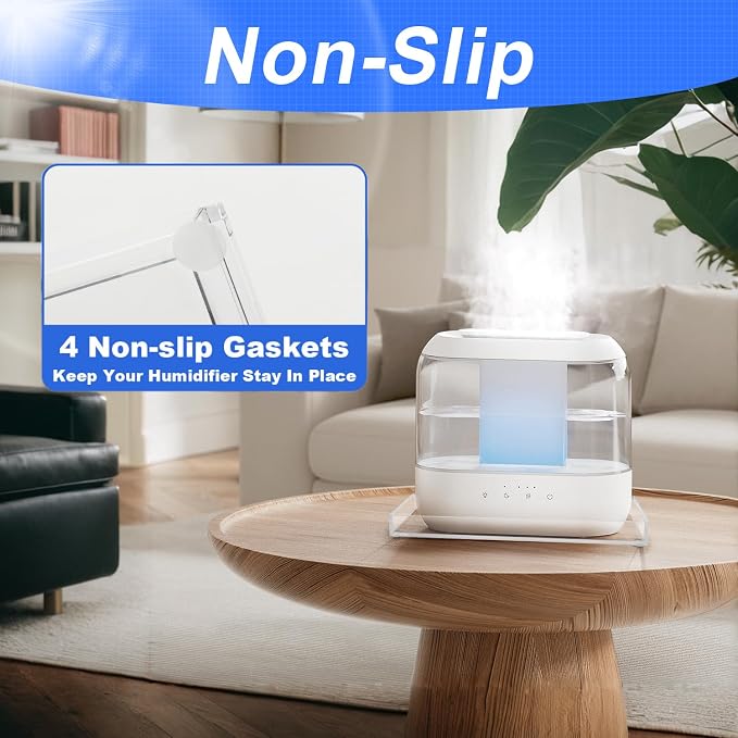 Acrylic Humidifiers Tray for Dreo Humidifier HM311 4L Tank, Leak-Proof Tray for Smart Humidifiers HM311S 4L, Moisture-Proof Humidifier Trays Floor(Not Include Humidifier) (Clear, 4L) - Image 6