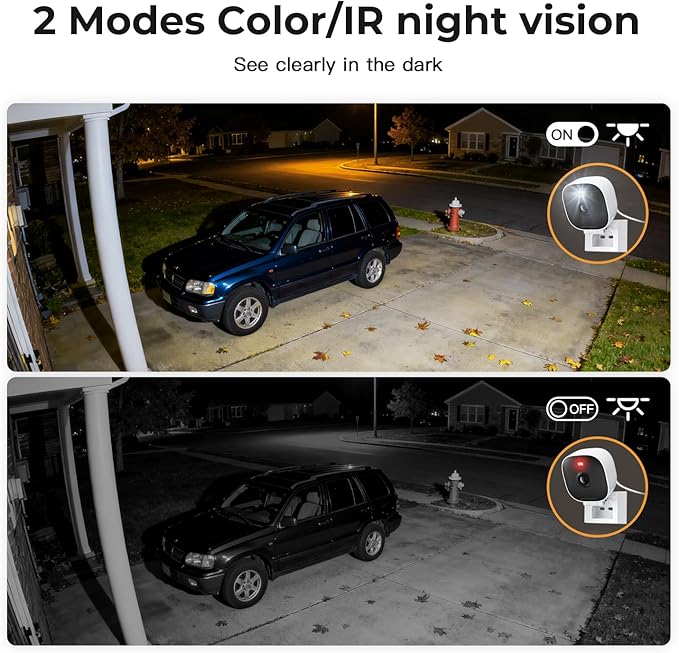2K Cameras for Home Security, Indoor/Outdoor for Baby/Elder/Pet Monitoring - Image 8