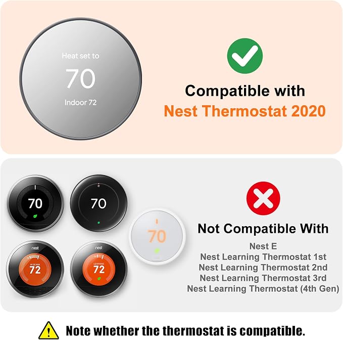 Nest Thermostat Trim kit, Nest Thermostat Wall Plate - Image 2