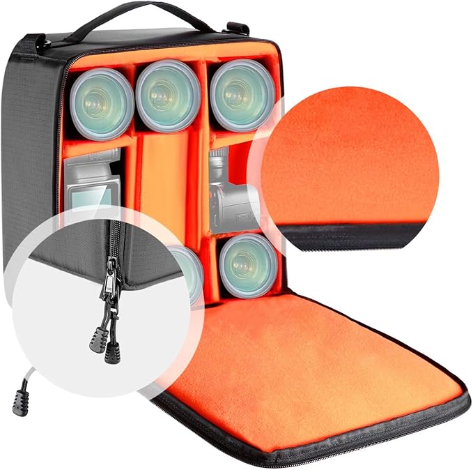 Neewer® Flexible Partition Camera Padded Bag Insert Protection Handbag - Image 5